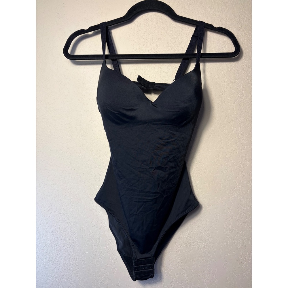 Juicy Couture Intimates Black Underwire Shaping Bodysuit Size M Lingerie Y2K